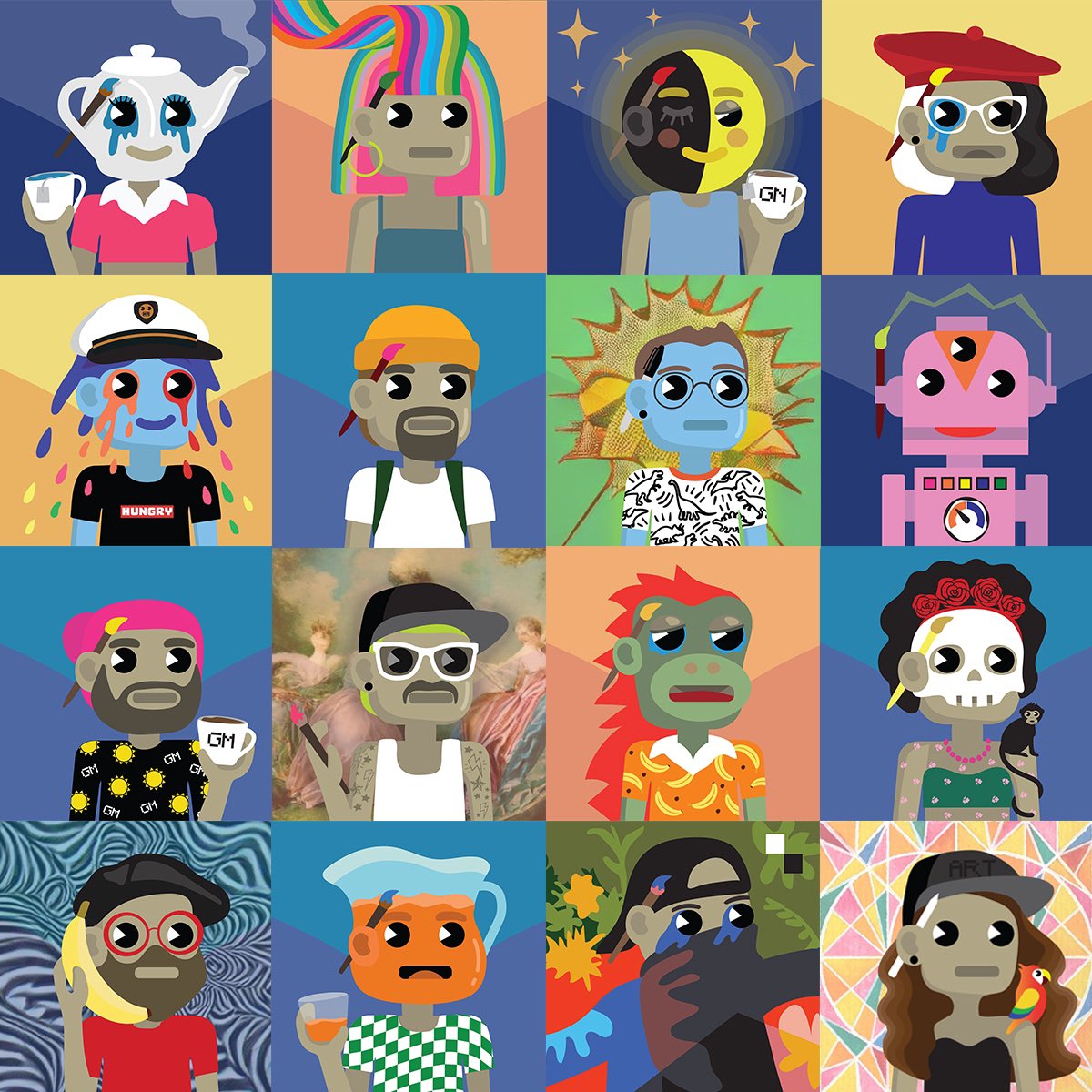 GM ☀️ Only 41 HA NFTs left! We’re announcing cool unlocks for Hungry Artist Holders this week. Let’s go!

gamma.io/collections/hu…