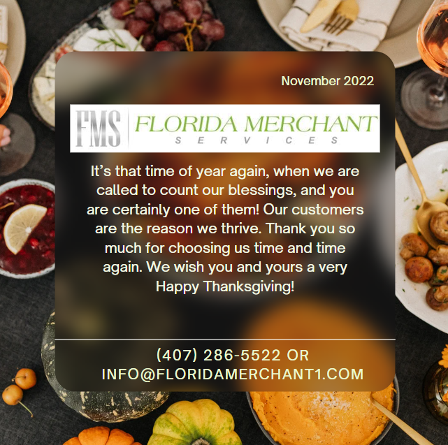 MerchantFlorida's tweet photo. On behalf of Florida Merchant Services we are thankful for your business and we hope you enjoy with your friends and family.
For more information please contact us 888-490-7480 or 407-286-5522. Email: info@floridamerchant1.com
#cloverflex #clovermini #clover #clovermini https://t.co/AcgoT08IHi