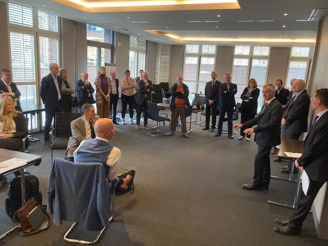 Standards4EU's tweet photo. Today, CEN and CENELEC Board Members met in Leuven (BE) to participate in the first day of our workshop on governance review. They exchanged very interesting ideas and remarks on the future of European #standardization. 

More will follow in the coming days! Stay tuned! https://t.co/3UY7gXrZpJ