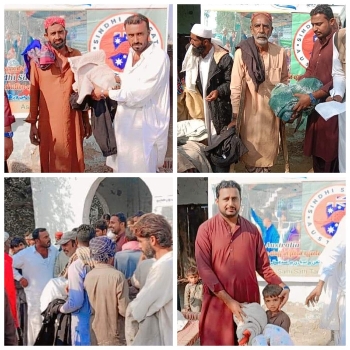 samisath_Tjam's tweet photo. 21 November 2022: Sami Sath Tandojam with help of Sindhi Sangat Australia distributed 100 Jackets and 100 blankets at Ratodero, District Larkana. https://t.co/AozPgaA4eE