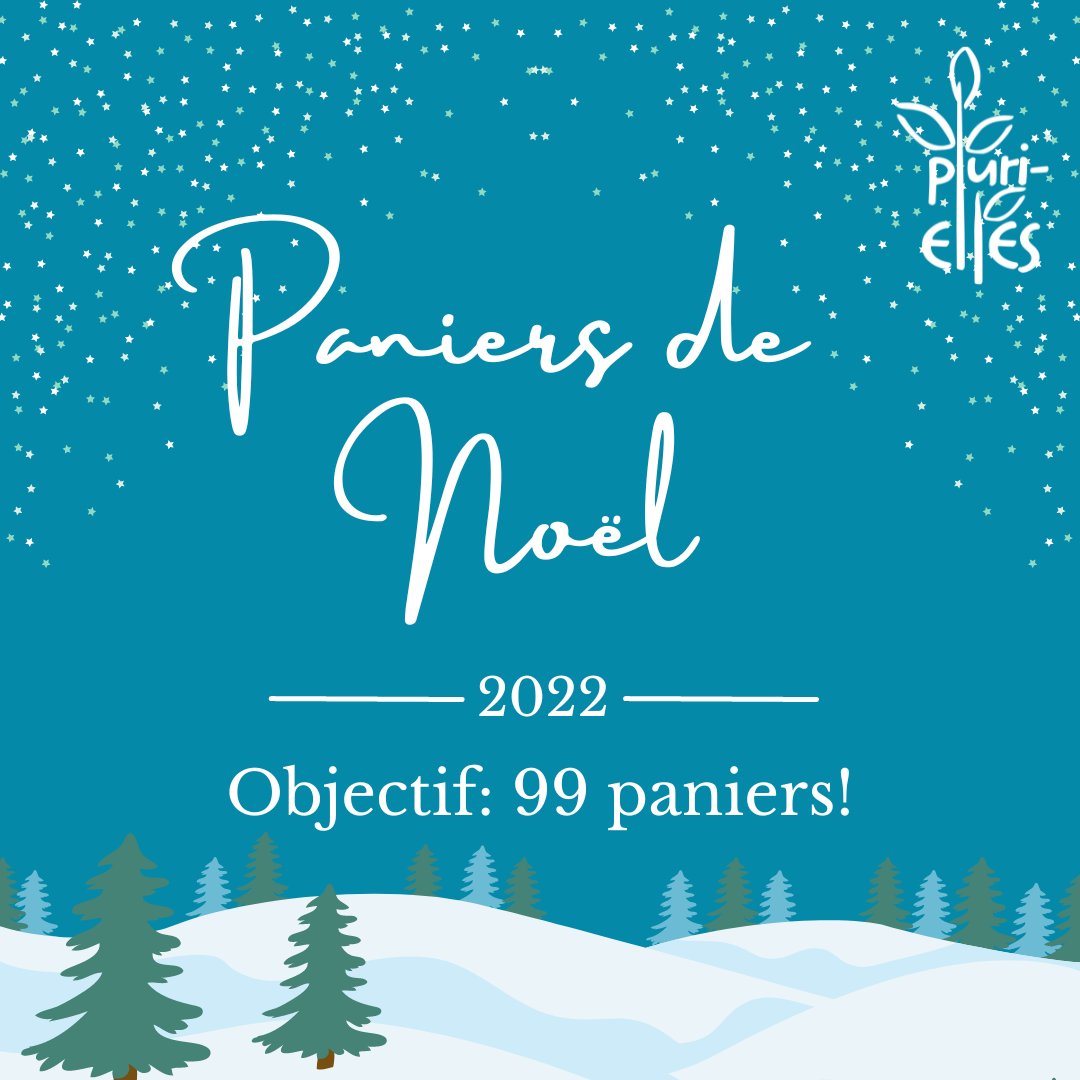 pluri_elles's tweet photo. PANIERS DE NOËL: On a besoin de vous!

Imaginez le sourire des enfants quand Pluri-elles livrera un beau panier de Noël plein de victuailles, de livres et de jouets dans leur famille! 🎁👧🏽🧒🏻  

Pour faire un don en ligne ➤ https://t.co/G4Q8Qz188S https://t.co/SAlQf8zK5a