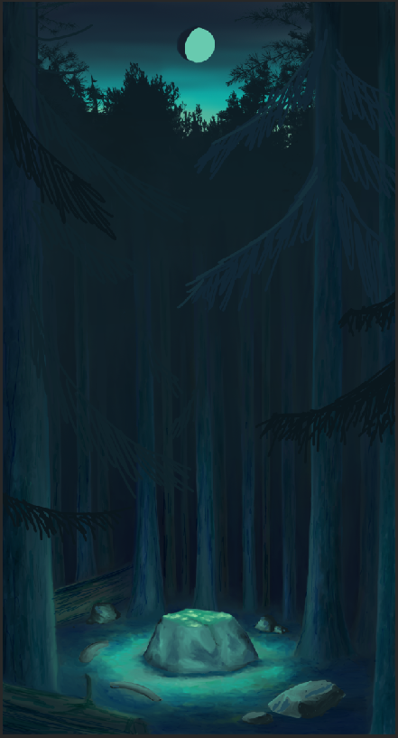 todays's WIP! Leafeon Background