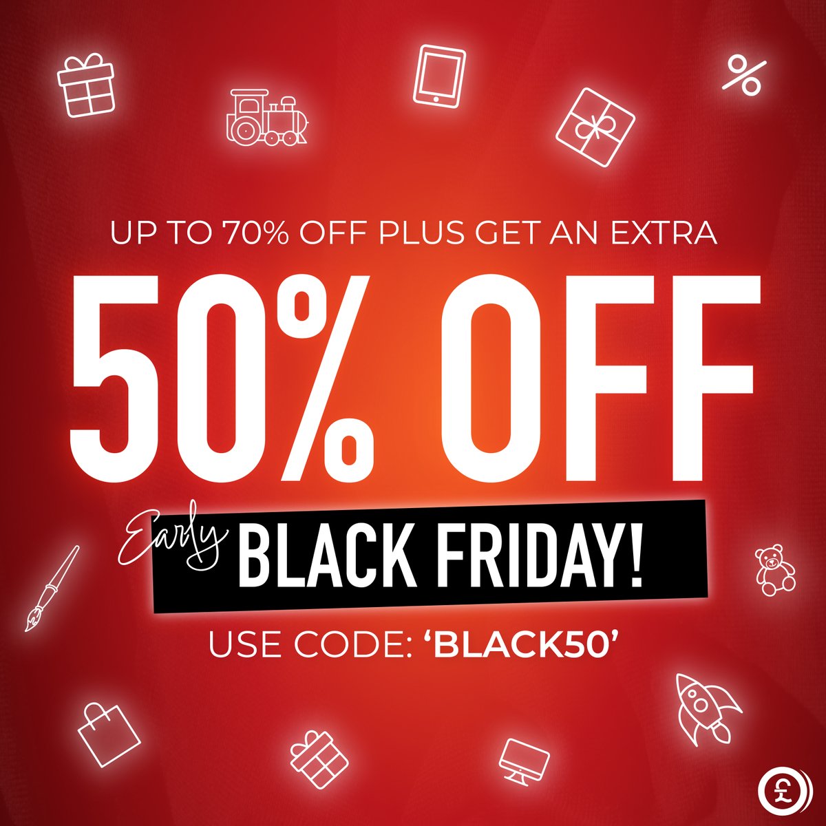 🚨 EARLY ACCESS | BLACK FRIDAY 🚨

Get a head on Black Friday shopping! Use code ‘BLACK50’ to get 50% off EVERYTHING within our Black Friday collection 🖤 #BlackFriday #blackfridaysale #BlackFridayWeek #kidstoys #poundtoy

Go…Go…Goooooo!! 🏃‍♀️
bit.ly/3fABYbl