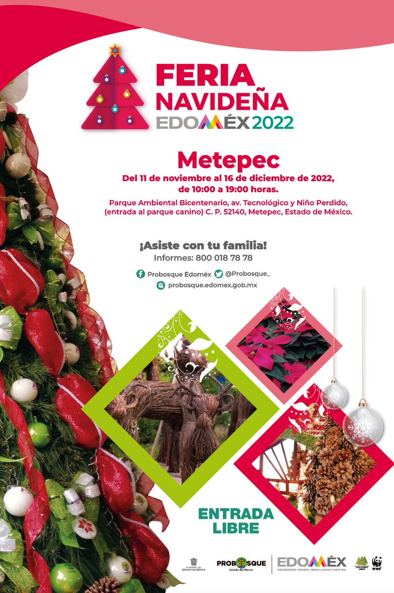 LauraBarreraF's tweet photo. ¡ #Lunes, para muchos de descanso 🙏🏻💗! Para disfrutar este día con su familia, les recomiendo darse una vuelta por la Feria Navideña #Edoméx 2022 en #Metepec. 🎄 https://t.co/HPDJbD2JBP