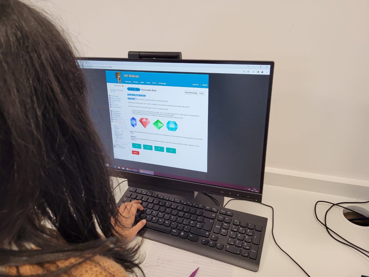 bromleyCompSci's tweet photo. Last week, Y7-12 enjoyed taking part in annual Bebras Challenge. They spent 40 mins using their logical  and computational thinking to solve multiple problems. 🦫🖥️ https://t.co/zpSExhyj3u