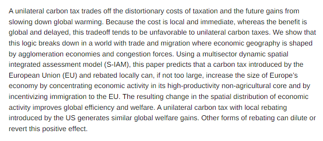 SMUEconDept's tweet photo. Check out the lates @nberpubs WP by @klausvanieper and co-authors

"On the Geographic Implications of Carbon Taxes"

https://t.co/TQhIeLA8QD https://t.co/tIYA8VkJda