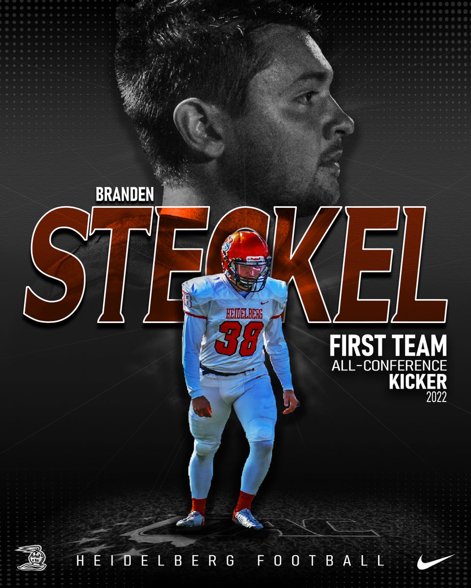 2022 All-OAC
1st Team Kicker
Branden Steckel <a href="/BSteckel1/">branden steckel</a> 
Branden is a senior from Cardington-Lincoln, OH. He re-wrote the Berg record book this year. Most Career FG's/PAT's. He also set the longest FG record with a 53 yard bomb. This is his 2nd All-OAC honor.

#CH49 #BergGang