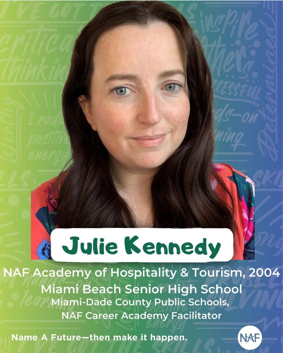 NAFMiami's tweet photo. November is NAF Alumni Month! Check out some of our proud alumni featured by @NAFCareerAcads earlier this month. The Miami Alumni event was postponed until Dec 8; click the link for more info. #NameAFuture #BeFutureReady @CTEMiami @drldiaz
https://t.co/pJ5bMIQ7Pp https://t.co/jqVIP8b6hX