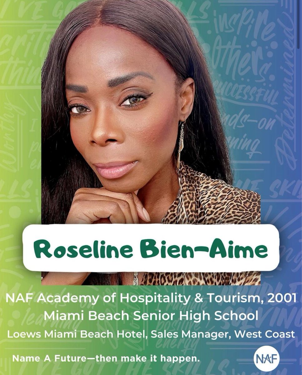 NAFMiami's tweet photo. November is NAF Alumni Month! Check out some of our proud alumni featured by @NAFCareerAcads earlier this month. The Miami Alumni event was postponed until Dec 8; click the link for more info. #NameAFuture #BeFutureReady @CTEMiami @drldiaz
https://t.co/pJ5bMIQ7Pp https://t.co/jqVIP8b6hX