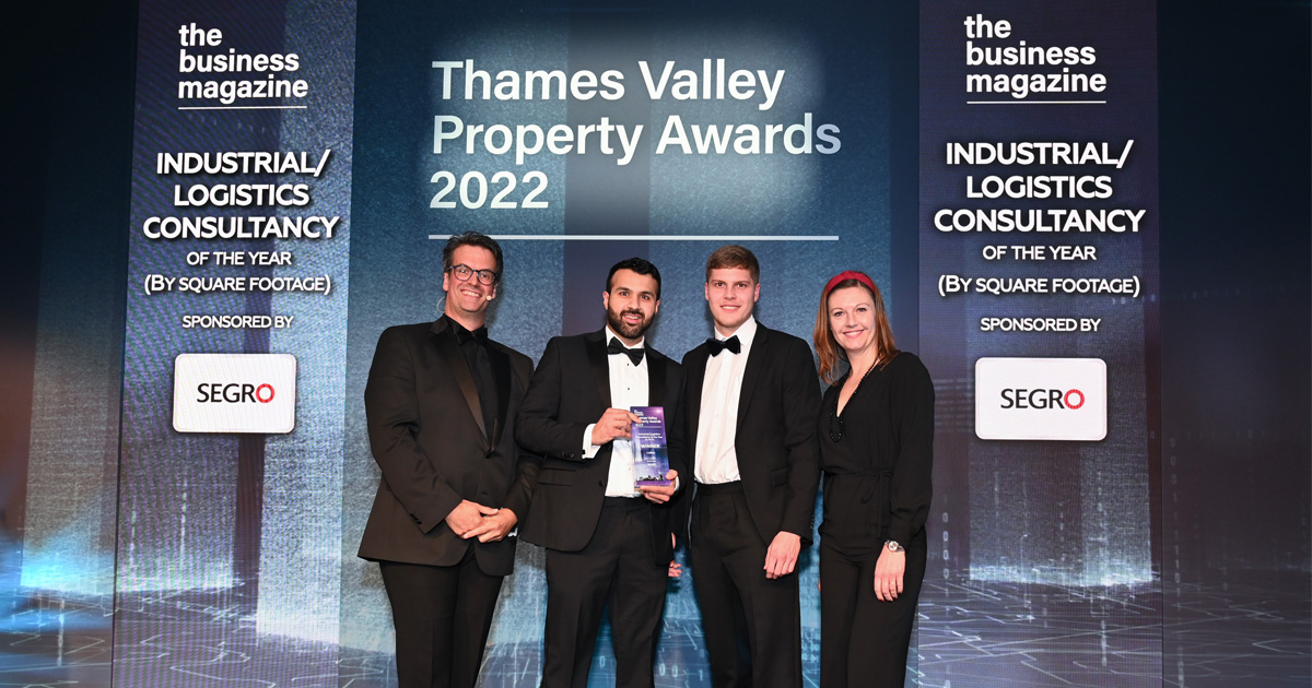 Congratulations to our Industrial &amp; Logistics team for winning Industrial &amp; Logistics Consultancy of the Year (by sq ft) in the Thames Valley Property Awards! 🏆🎉

View our services ➡️ow.ly/NoEf50LJQzj

<a href="/TheBusinessMag/">@TheBusinessMag</a> #industrialrealestate #industrialproperty