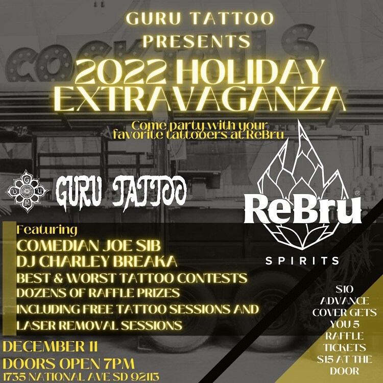gurutats's tweet photo. ✨You’re invited! &amp; you don’t want to miss this.✨

We are throwing a huge party @rebruspirits to commemorate another amazing year in the books!  We also can’t wait to celebrate with all of our clients- new, old and soon to be!

Come party with your fa… https://t.co/IRlpLa21Of https://t.co/WQvWT0rHDS