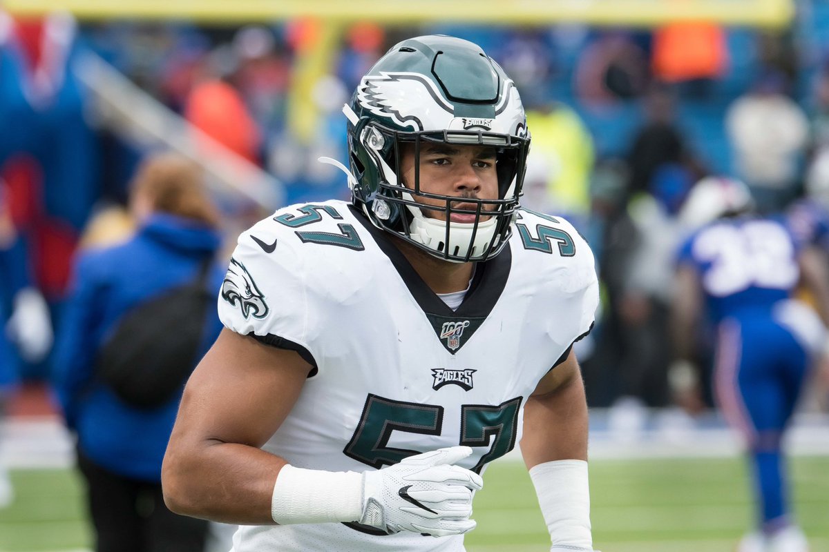 PHLEaglesNation's tweet photo. THIS IS A @TJEdwards8 APPRECIATION TWEET ‼️

This man has been as solid as you could ever ask for at LB this season, making play after play, week after week. One of the biggest bright spots of the entire defense this year. 🦅

RETWEET to submit your TJ Edwards #ProBowlVote https://t.co/vGxCaYnUH4