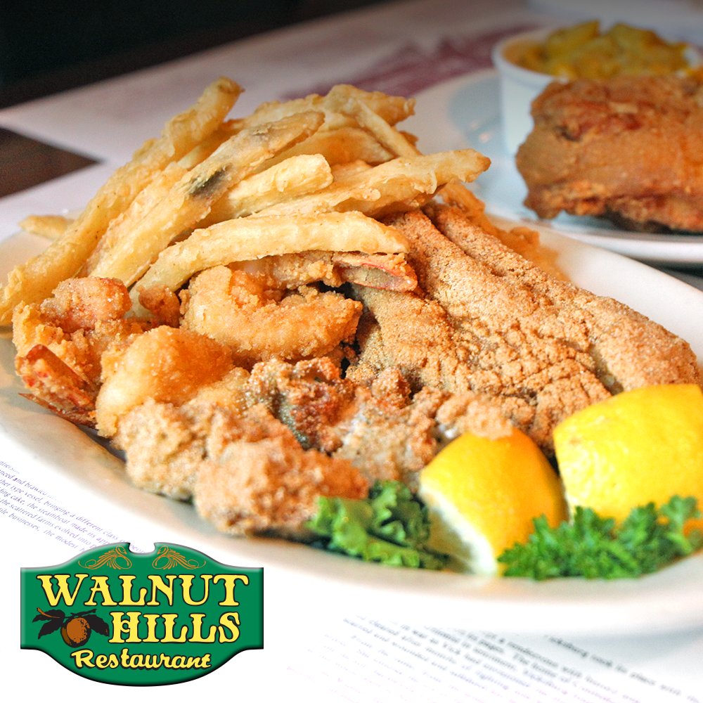 We've got all your seafood favorites at Walnut Hills! Come see us for a home-cooked meal!