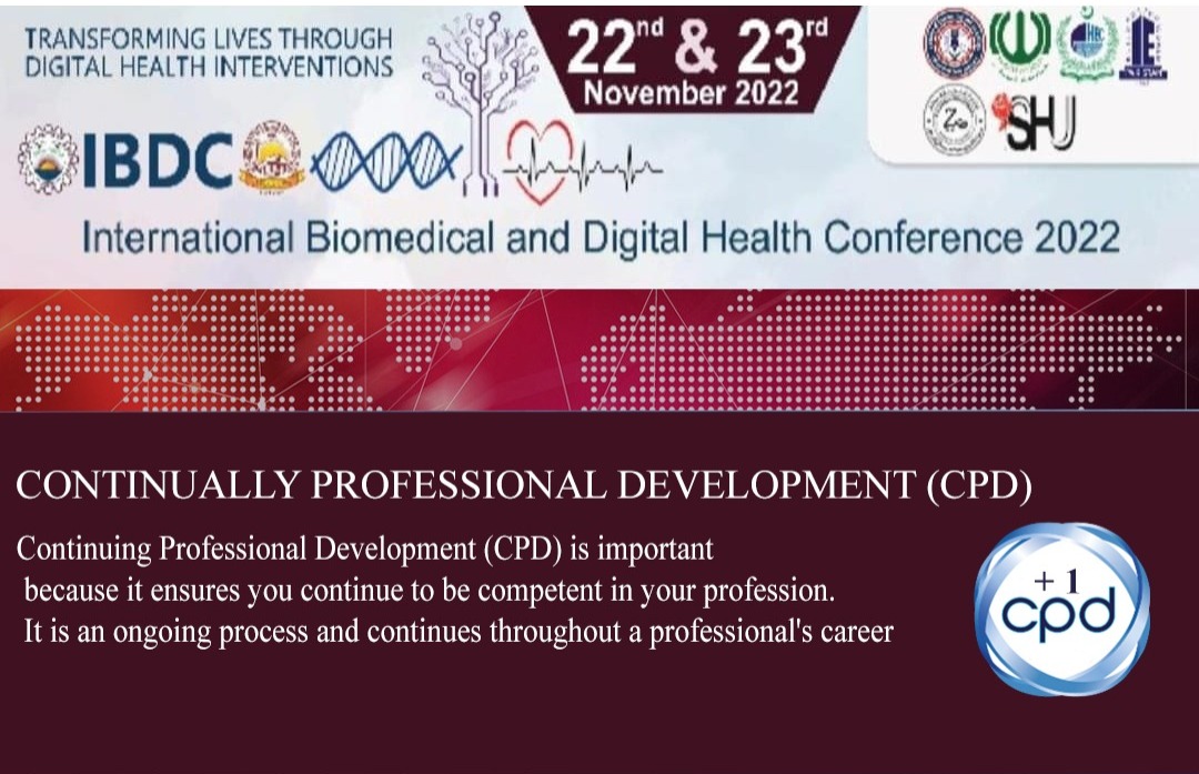 ma_umer786's tweet photo. Wohooo!! 
We have a great opportunity for you guys🤩 get yourself registered at International Biomedical and Digital Health Conference (IBDC) and earn 01 CPD Credit Point.
If you haven't registred yet! Click on the link below:
https://t.co/Hqr6fDaXYM
#NED #NCAI #BiomedicalEng https://t.co/AKr1cC9Tvp