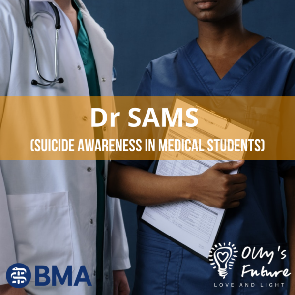 OllysFuture's tweet photo. @AnnFeloy, founder of @OllysFuture, recently spoke about Dr SAMS at @PULSE365_Hub conference to 228 doctors working at @gmcuk, @oxfordMec, @imperialcollege, @UoN_SHS and @UlsterMedSoc. Dr SAMS is already being delivered to @BSMSMedSchool, 
@UniofExeter, @KMMSmedschool and @uclh https://t.co/nExxo9dRF5