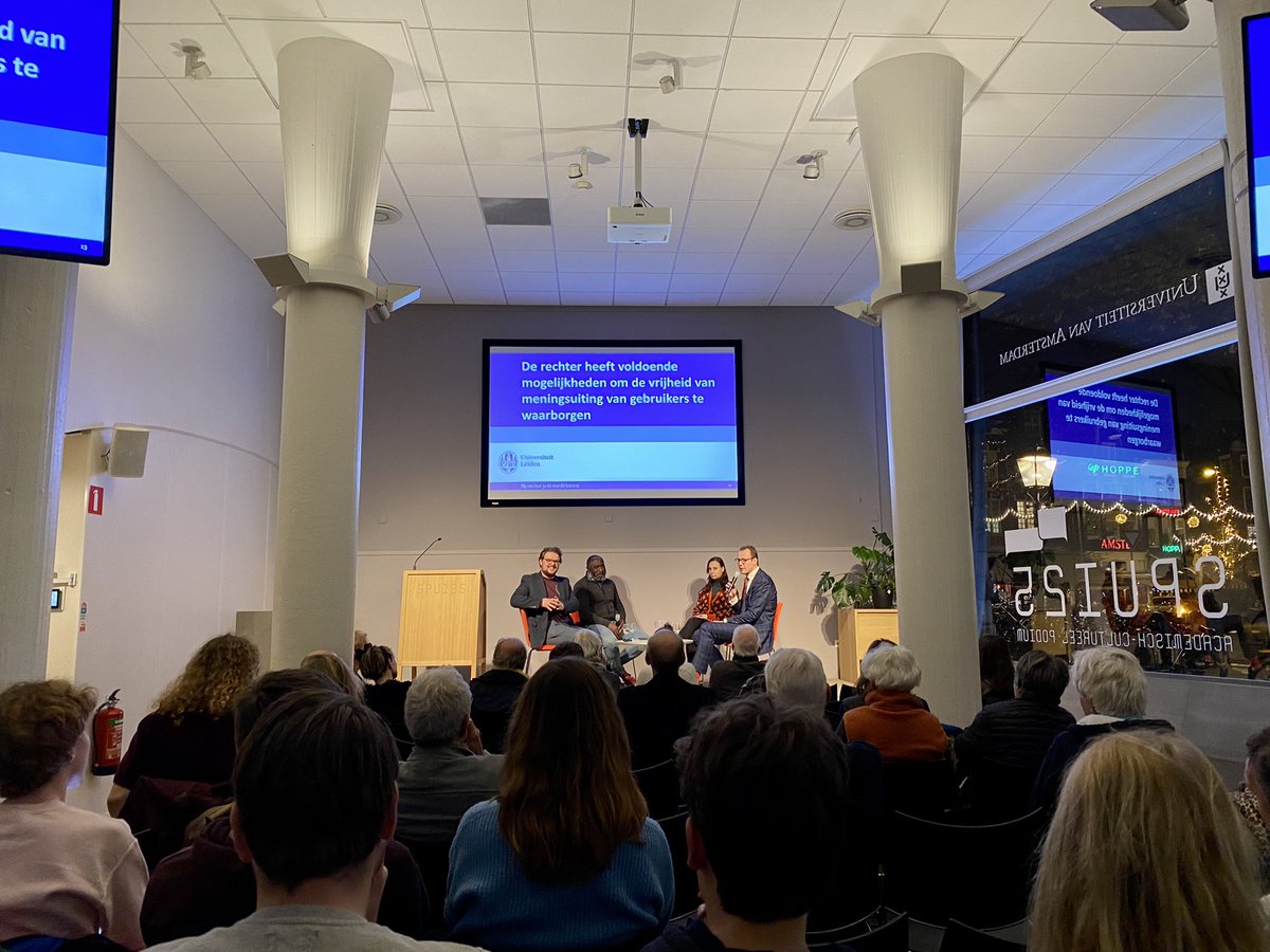 [LIVE] ‘Een pandemie van desinformatie’. Voor wie meer wil weten over vrijheid van meningsuiting op social media platforms, kijk live mee spui25.nl/programma/een-… 

@SPUI25 <a href="/UniLeiden/">Universiteit Leiden</a> <a href="/MichaelKlos/">Michael Klos</a>  <a href="/erikpjverweij/">Erik Verweij</a> Milica Antic <a href="/entelligentia/">Ruben Brave</a>