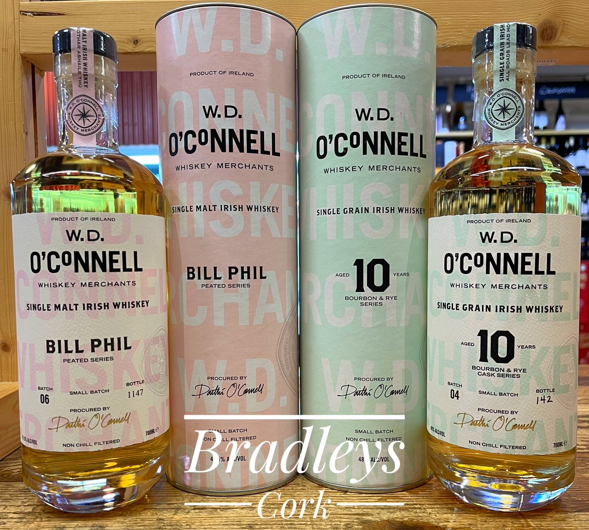 bradleys_offlic's tweet image. Great to have @OConnellWhiskey back after some absence.

bradleysofflicence.ie/whiskey/

#BillPhil #peated #SingleMalt
10yr #SingleGrain
#Irish #whiskey @WhiskeyMerchant