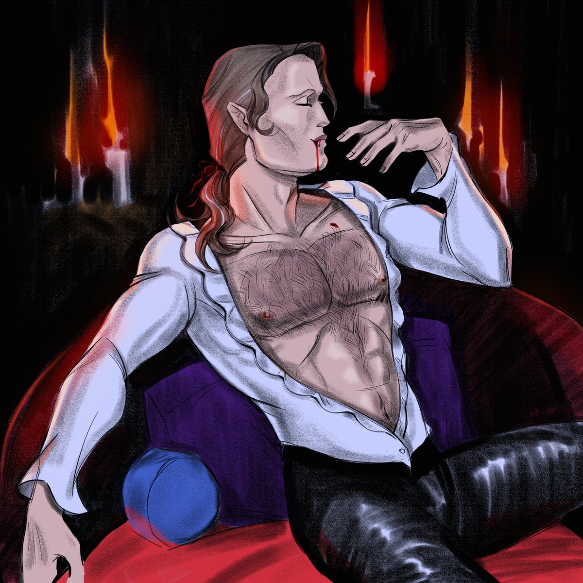 hedonistic Count Lecter 🦇

commission for <a href="/CupcakeGoth/">Gothic Charm School 🎃</a> 💗