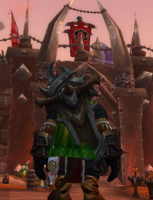 FightDraco's tweet photo. Y para atesorar el recuerdo, nos tomamos una captura de la Fortaleza Grommash. Mi personaje es un Guerrero Tauren de la Horda. Hasta pronto, Ogrimmar. #SueñaEntrenaTriunfa #PorlaHorda https://t.co/OEAPtzKg4h