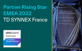 Thanks to <a href="/VMwareEducation/">VMware Learning</a> for the recognition of <a href="/TDSYNNEX_France/">TD SYNNEX France (ex Tech Data)</a> with their Rising Star 2022 award, we're grateful and proud. Find out why we won, contactez-nous à academy.tdsynnex.com/fr/vendor/vmwa…