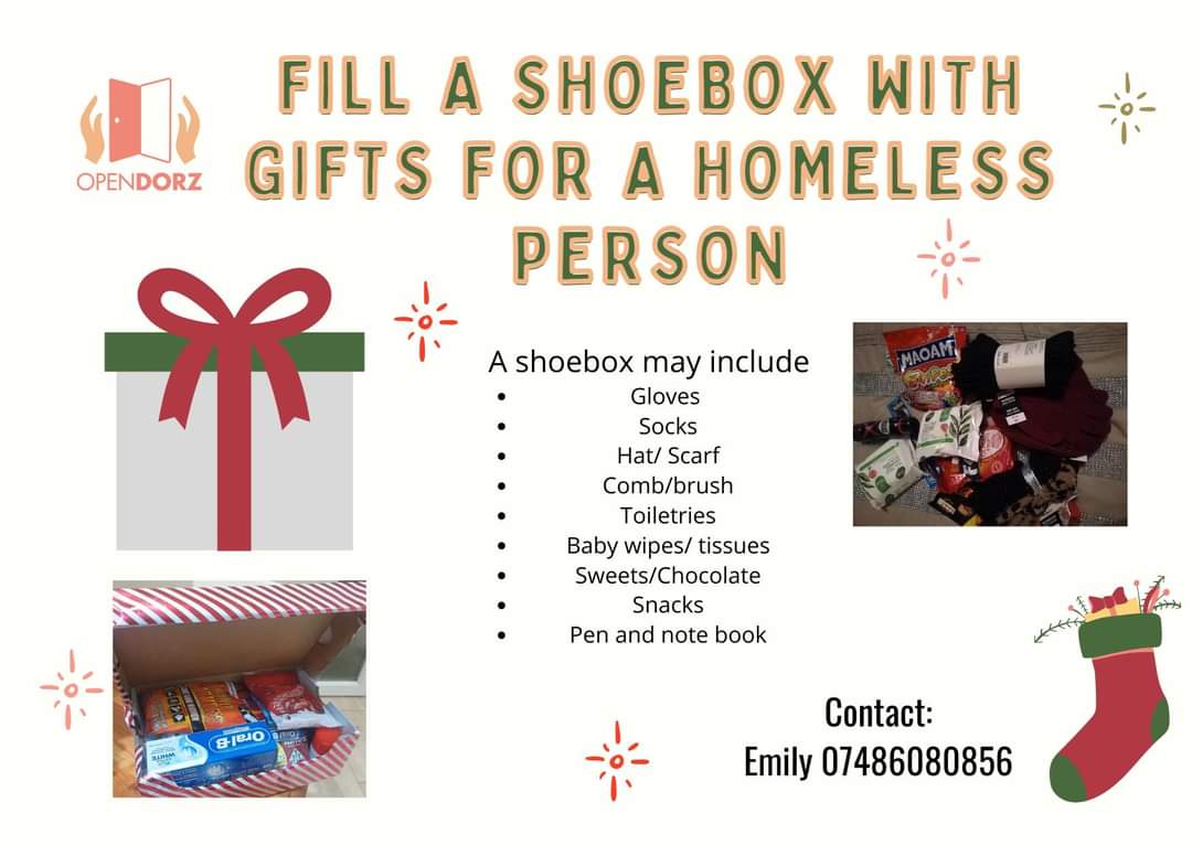 OPENDORZ SHOEBOX APPEAL PLEASE SHARE!!

It's that time of year again!

Our 4th year running this project 🥰

Please share and donate where you can. 

DROP YOUR SHOEBOXES TO NEWMAN UNIVERISTY OR WE CAN COLLECT INBOX FOR MORE INFO.