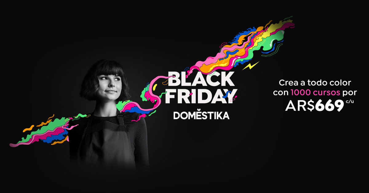 ilusargentinos's tweet photo. Estamos a pocos días del BLACK FRIDAY, es un muy bueno momento para conseguir buenos descuentos en cursos para capacitarse. En Domestika tienen 1000 cursos rebajados para Argentina a $669 (Pudiendo sumar un descuento extra de 10% con el código: IALINK-10)
https://t.co/OtKXB0npHe https://t.co/dbcOzqaI93