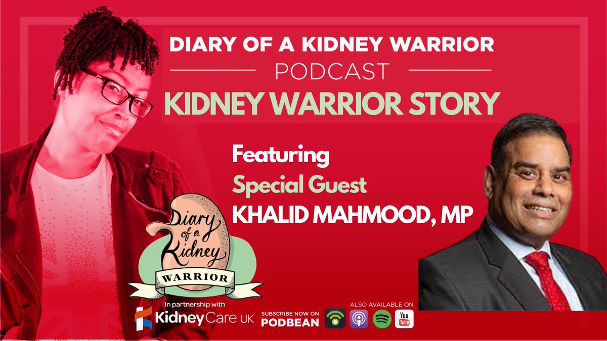 <a href="/MuslimOrganDonr/">MuslimOrganDonor</a> Please listen to &amp; share the new ep of #diaryofakidneywarriorpodcast ft Special Guest <a href="/UKLabour/">The Labour Party</a> Party politician <a href="/khalid4PB/">Khalid Mahmood</a> shares his inspirational Kidney Warrior Story out now on:

canva.com/design/DAFSJ_-…

#CKD #kidneytransplant #kidneydisease <a href="/kidneycareuk/">Kidney Care UK @kidneycareuk.bsky.social</a>