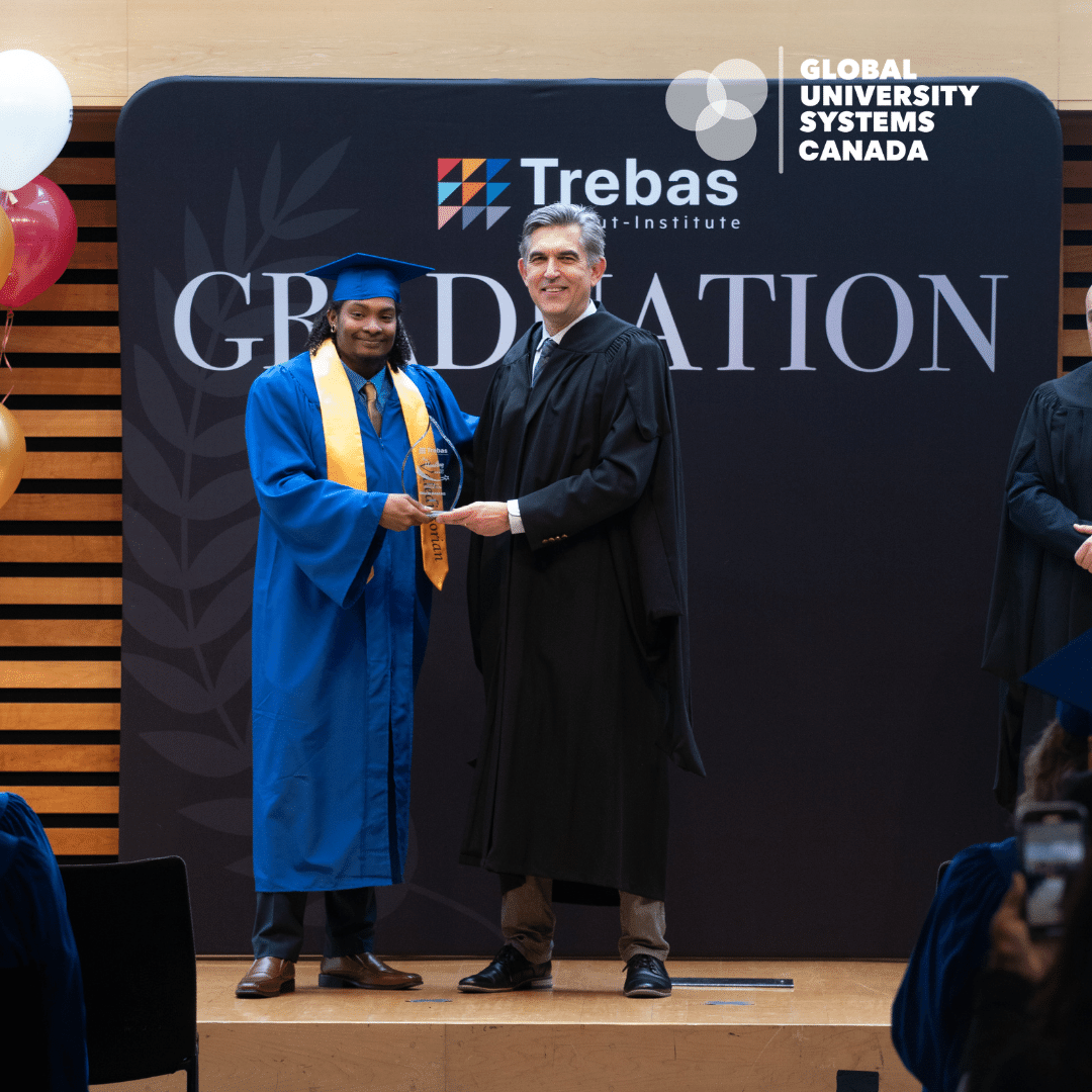 Last week <a href="/TrebasToronto/">Trebas Institute Toronto</a> celebrated the achievements of the Toronto class of 2020-2022. This was the first in-person graduation ceremony since the pandemic and more than 70 students crossed the stage.

Congratulations, graduates! 🧑‍🎓 👏 

#GUSCanada #TrebasGrad #IAMTREBAS