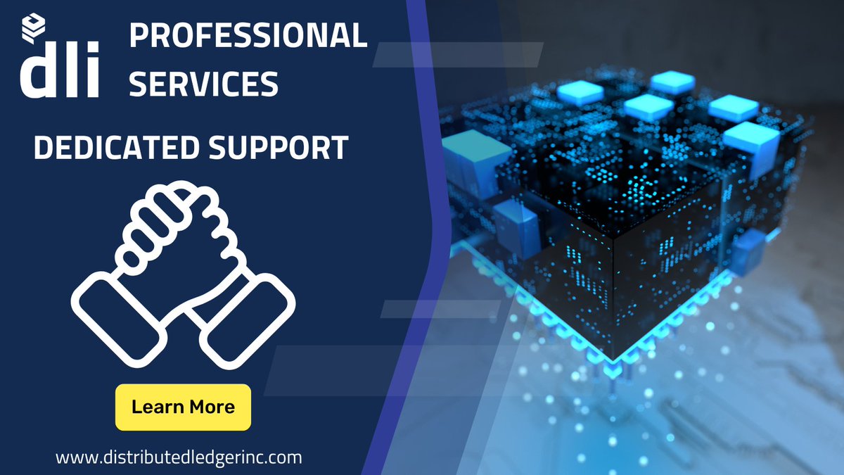 Dedicated Support

Take advantage of our team of experienced engineers and high-quality support around the clock. We ensure that you have the support team necessary to help you in both the highs and lows of your project.

distributedledgerinc.com/enterprise-blo…

#DLI #Blockchain #Support #PaaS