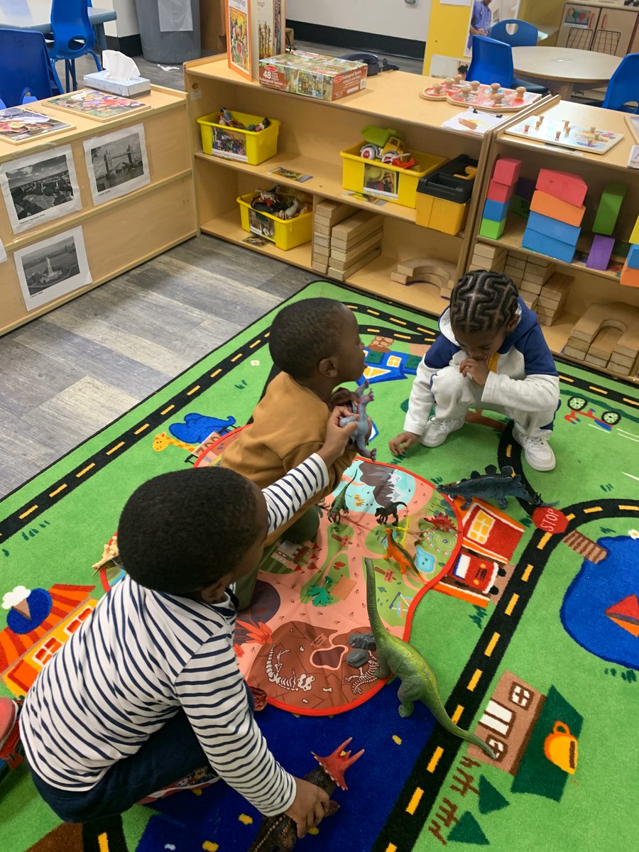 newhavenymca's tweet photo. This month, in our preschool program, we’re learning about all things Dino! From dinosaur names, to size, to noises, we’re learning it all. Learning is so much fun! #YMCA #ForYouthDevelopment https://t.co/xKr9hnAaBb