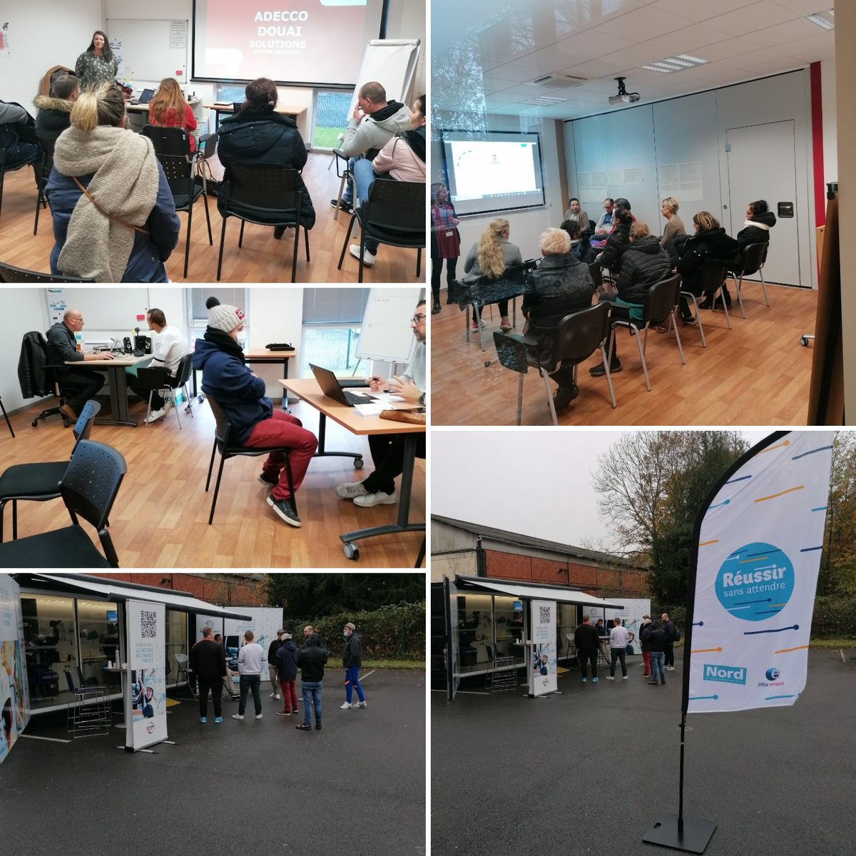1ere jour semaine Réussir sans attendre 👍 5️⃣0️⃣candidats #formation #emploi #coupdepouce #poleemploi #sinlenoble tous motivés 🙏💪avec nos partenaires et employeurs <a href="/MoriauxCath/">Catherine Moriaux</a> <a href="/LefetzAnne/">Lefetz Anne-Sophie</a> @poleemploi_HDF <a href="/lenord/">DepartementNord</a> <a href="/christinechot1/">Christine Choteau</a>