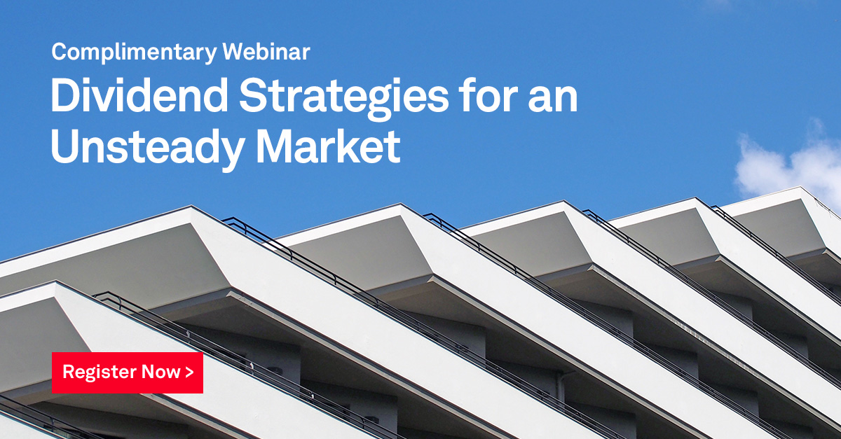 Join Rupert Watts from S&amp;P DJI on Nov. 30th for a conversation about dividends in times of uncertainty
with Eliot Bishop from Charles Schwab &amp; Co., ProShares’s Kieran Kirwan and Silver Leaf’s Daniel Redler.
Register: ow.ly/95vj50LJL9V