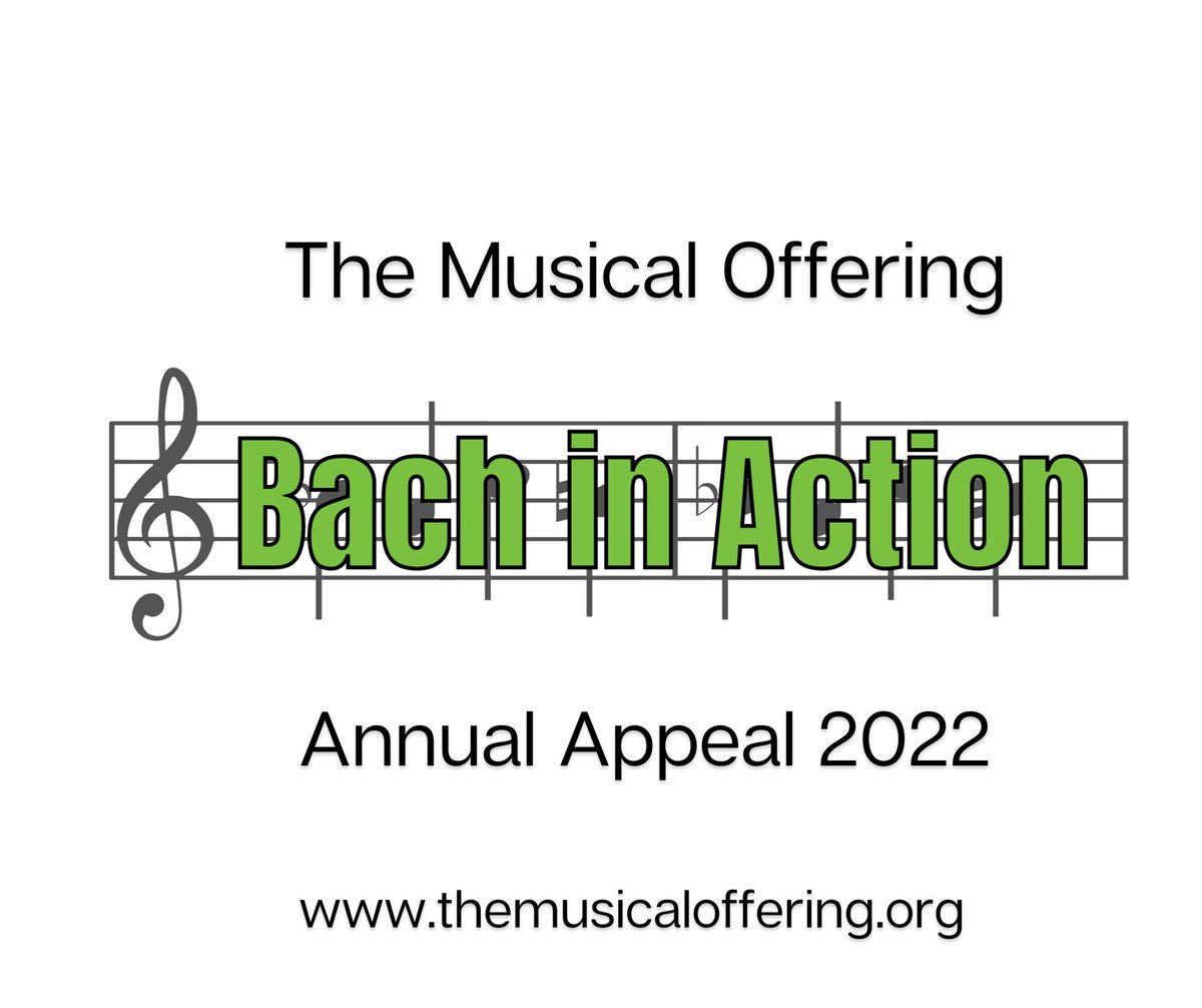 We're officially kicking off our 2022 Annual Appeal: Bach in Action! Every dollar raised will directly support high quality music education and performances at the MO. Thank you for your generous support! themusicaloffering.app.neoncrm.com/forms/annual-a…