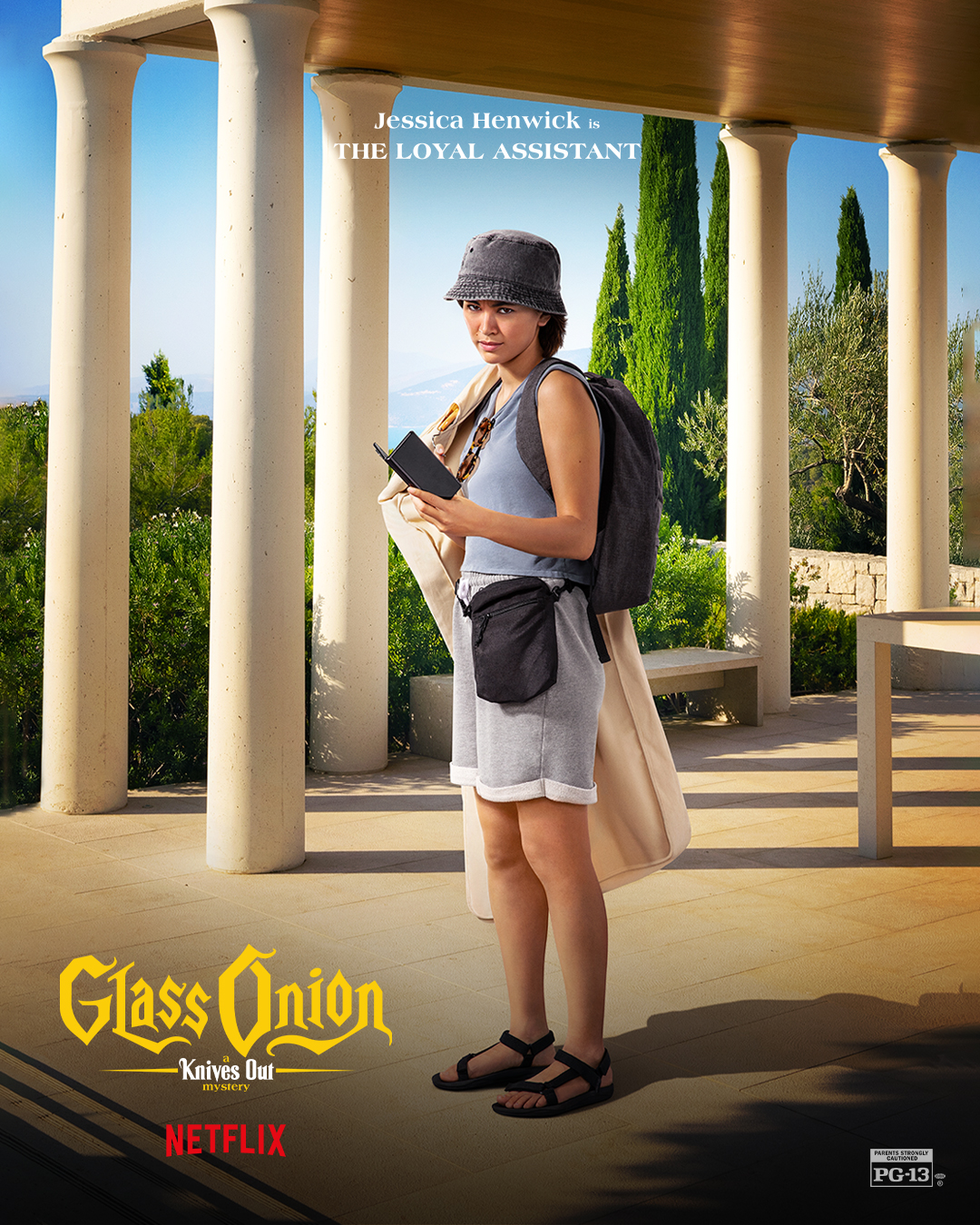 Glass Onion a Knives Out story karakterposters op Netflix België