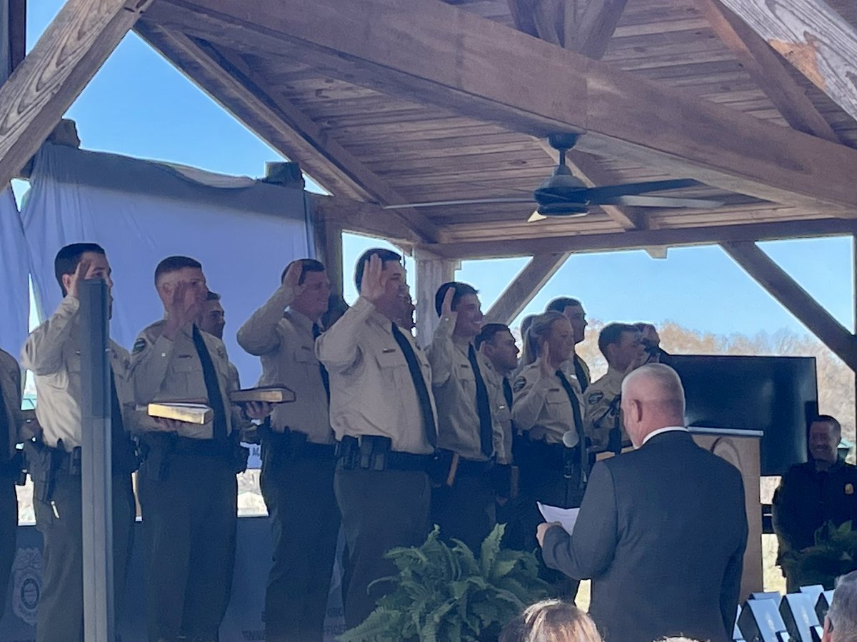 Today, I had the honor of welcoming 19 new wildlife officers into the <a href="/tnwildlife/">TWRA</a> family. Tomorrow, they head out into the field to protect, preserve, and manage the wildlife and natural resources of our beautiful state. Congratulations!