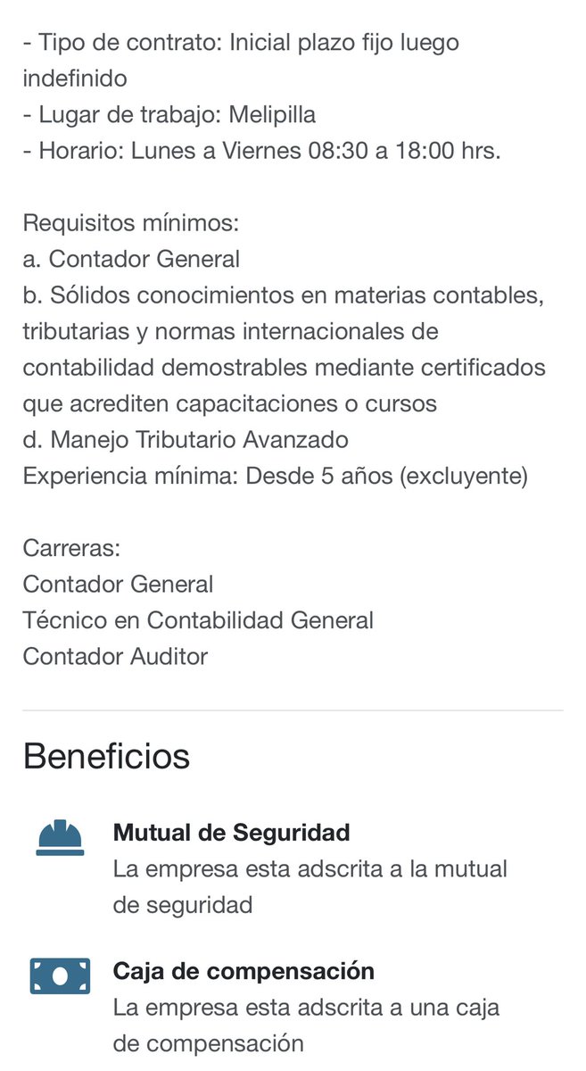 eapsacl's tweet photo. ✅📃📎#OFERTALABORAL: #EAPSA, Empresa Sanitaria, ubicada en #Melipilla, se encuentra en la búsqueda de un #Contador General para incorporar a su equipo de trabajo.
📍Interesados deben postular ingresando al siguiente link:
https://t.co/mcUfXlcgf2 https://t.co/cVpkhNArZV