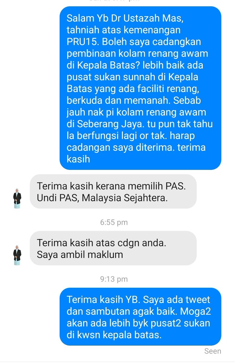 PanPanMato's tweet photo. Btw Alhamdulillah YB Kepala Batas, Dr Ustazah Mastura da respon hope cadangan aku diterima 🤣🤣🤣 mampuih da klau cikgu2 BM aku tgk ayat terakhir aku! Agak2 kena panggil mengadap da kena pulas perut. Padia "lebih byk pusat2" tak tau. Memalukan 🥴🥴🥴 https://t.co/7FXv80hDzt