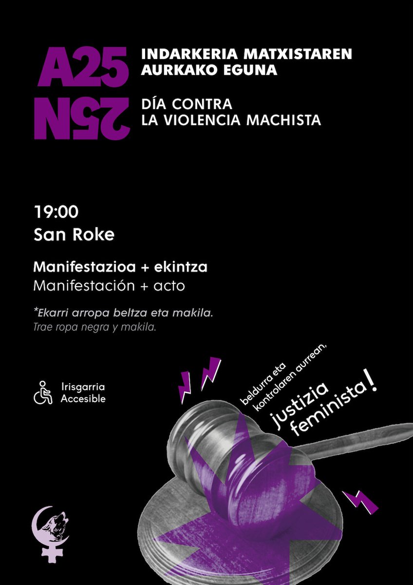 Portuloremore's tweet photo. ¡RECORDAD! Este viernes el Movimiento Feminista de Portugalete ha convocado una manifestación + acto por el día contra la violencia machista a las 19.00 en SAN ROQUE. https://t.co/GF3FjO9xP0