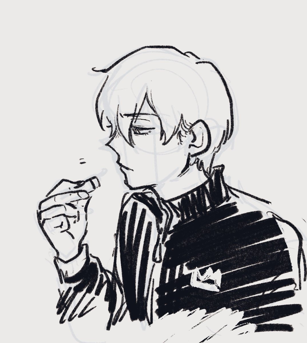 稀に鳳京士を描きますが顔が良くてとても助かります 