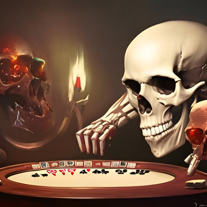 ExpressRave's tweet image. Learn To Play The Game - @XelaStudios One Of One Skull #NFT Collection Coming Soon To #Solana Join The Family Link In Bio ☠️