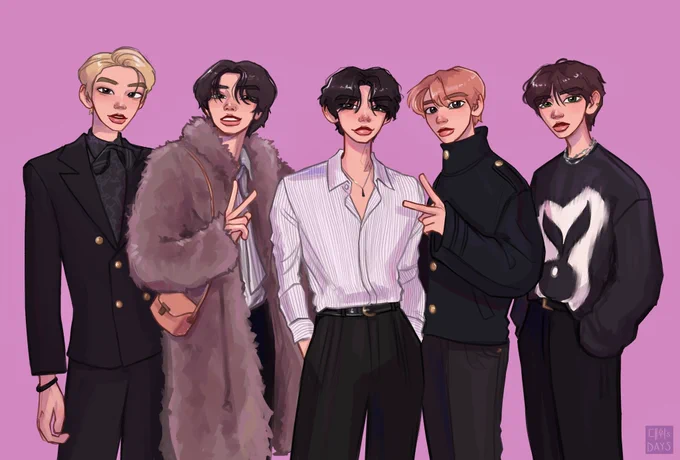 txt are so gender!! #TXTatAMAs #TOMORROW_X_TOGETHER #TXTfanart 
