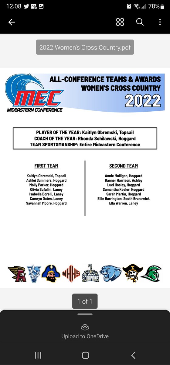 The All-Mideastern Conference lists for fall sports have been released. These are voted on by the coaches and are different than my All-Coastal Preps teams, which I'm hoping to start releasing this weekend

Here is girls golf, girls tennis and cross county
