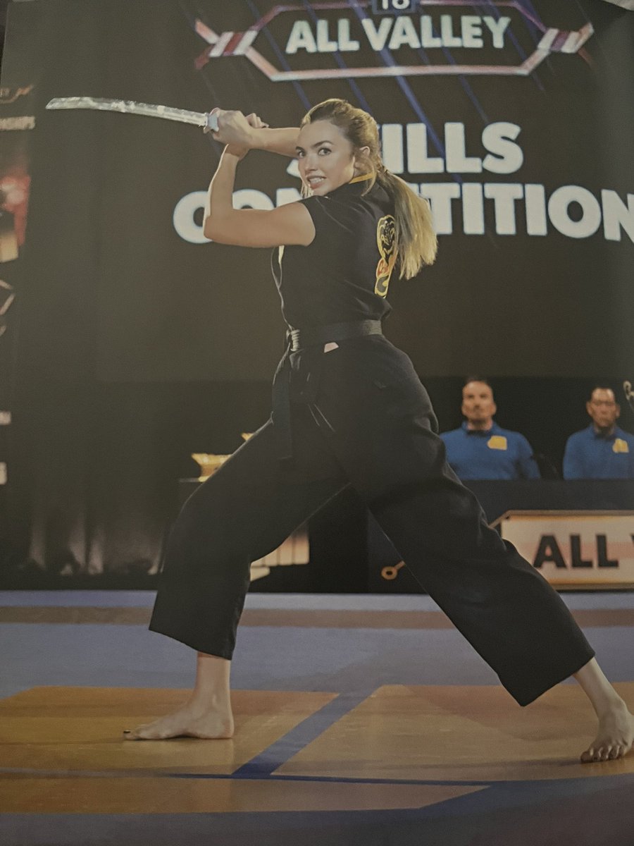 peyton list as tory nichols via the kick-a** book of cobra kai book. #CobraKai