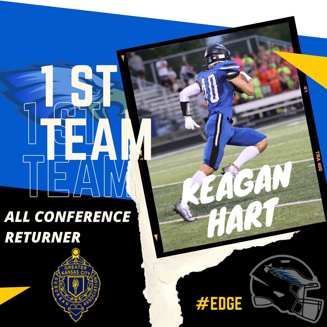 🥇🏈 2022 First Team Suburban White Division All Conference Team #All4One <a href="/KeaganHart/">Keagan Hart</a>