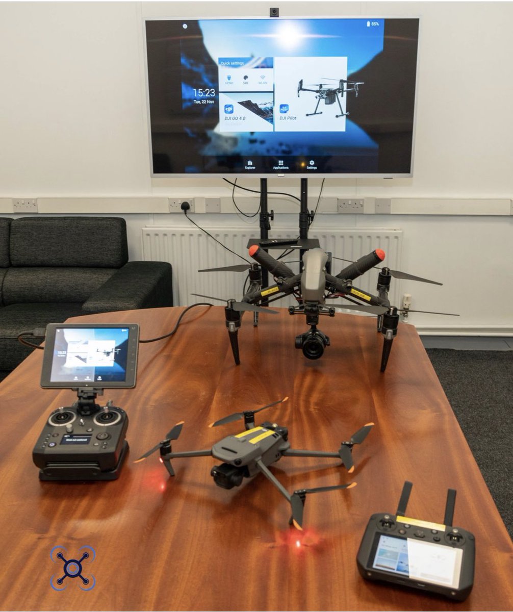 Our DJI Inspire 2 fitted with a Parachute for safety and our DJI Mavic 3 Enterprise #dji #djienterprise #mavic3enterprise #drone #drones #dronephotography #dronepilot #mapping #Surveying dronephotography.ie