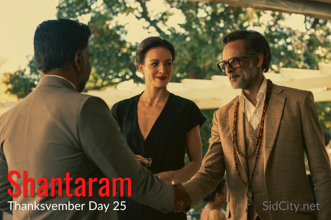 sidcityonline's tweet photo. Today's gratitude shoutout goes to @AppleTVPlus for bringing Alexander Siddig back to our screens in #Shantaram. He is the perfect Khader Khan, and we can't wait to see what he does next in his quest to retain control of '80s era Bombay.

#Thanksvember https://t.co/tA5eDRbnHE