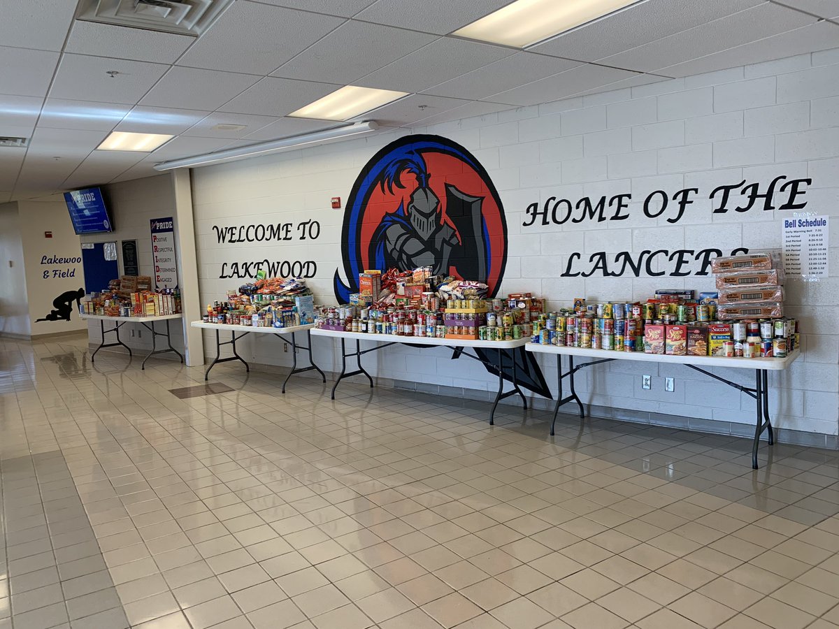 This year’s food drive is shaping up to be another good one! Tune in tomorrow for final totals!