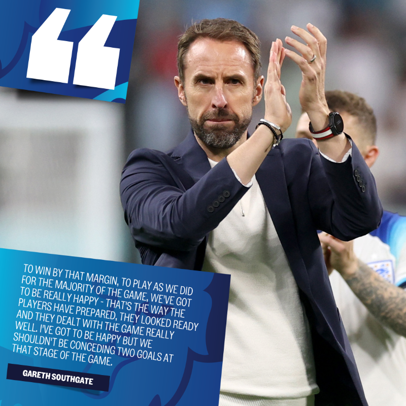 England's tweet photo. A great start, but we can be better 🙌

The boss looks back on today's victory in our opening @FIFAWorldCup game: