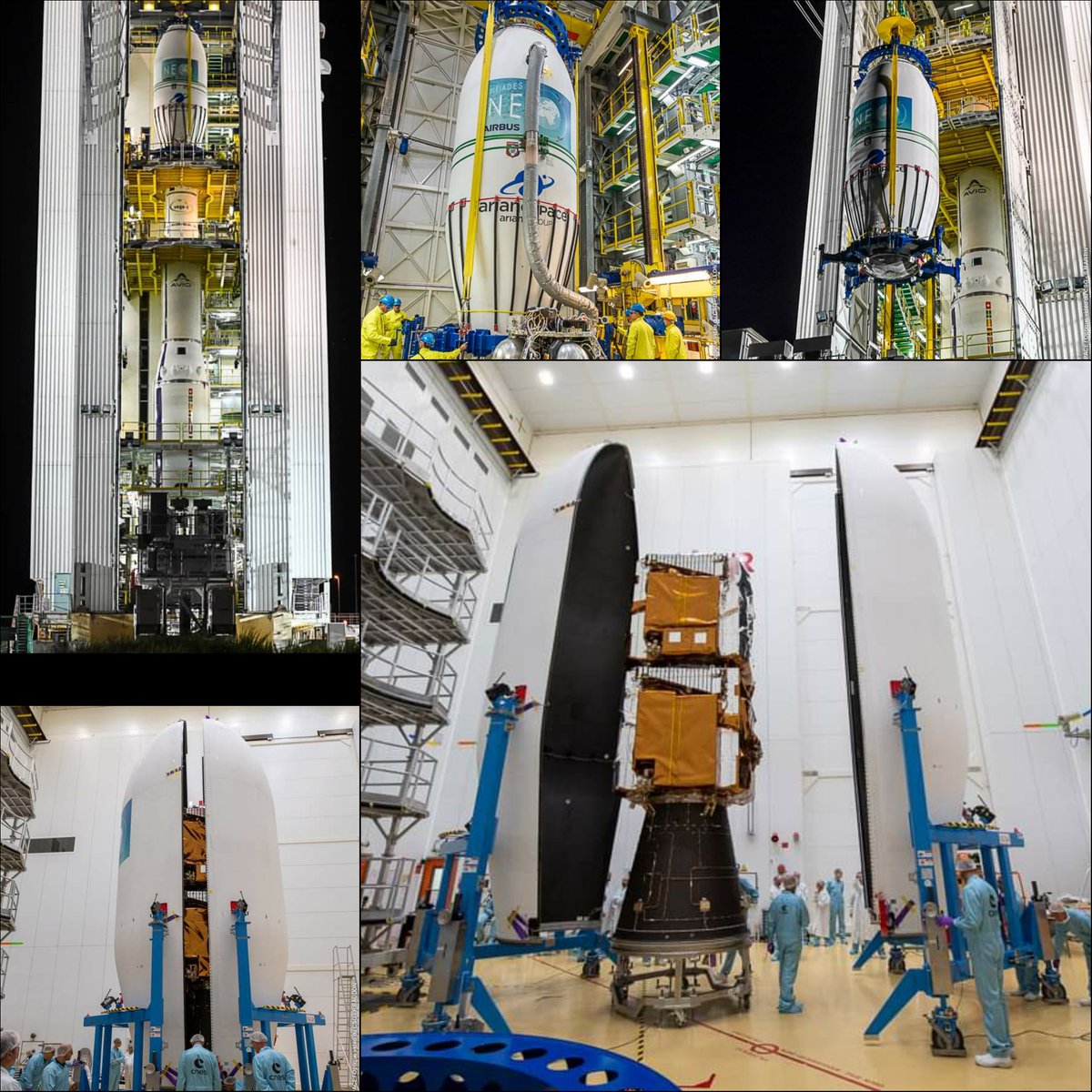 The new European light launcher #VegaC will launch from Europe's spaceport on Thursday November 24 at 10:47 p.m. (Kourou), 0147UTC.  It will carry #Pléiadesneo 5 & 6 Earth observation satellites