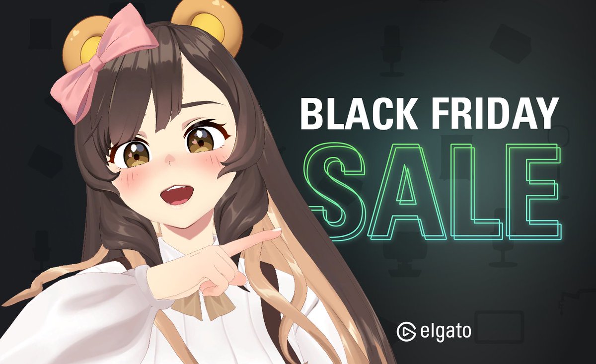 Black Friday sales are here early!! Save up to 30% off <a href="/elgato/">Elgato</a> gear! It's time to level up your stream. 🔥

elgato.com/black-friday-2…

#elgatopartner #ad